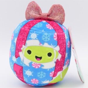 ChewMees by Original Squishmallows Hasina the Present 4" Plush Dog Toy w/ Tag